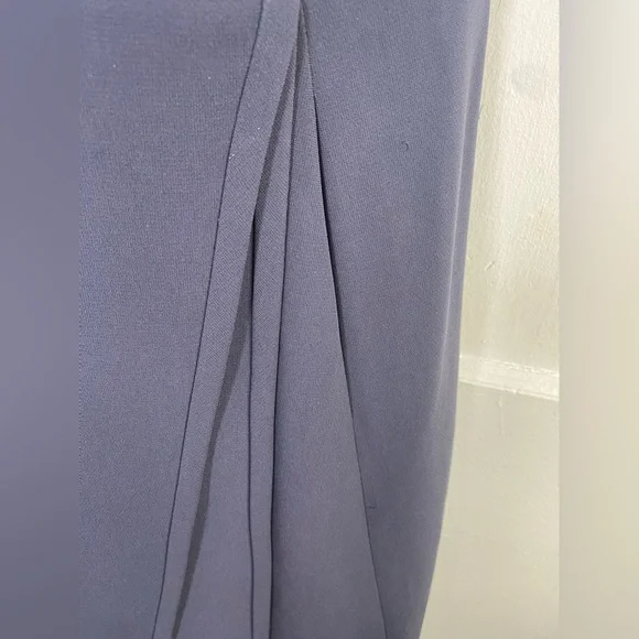 Tory Burch Erin Crepe Navy Blue Sleeveless Mini Dress Size 8 - Picture 8 of 10